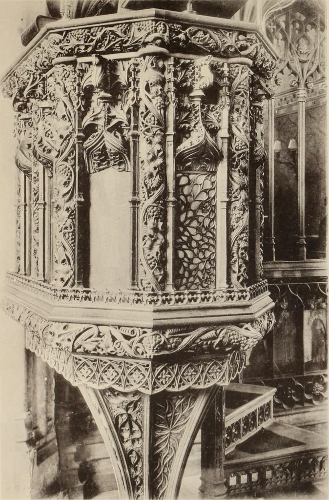 An illustration from Roodscreens and roodlofts, 1909, leaf 60