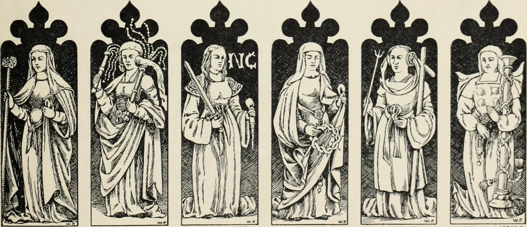 An illustration from Roodscreens and roodlofts, 1909, leaf 62