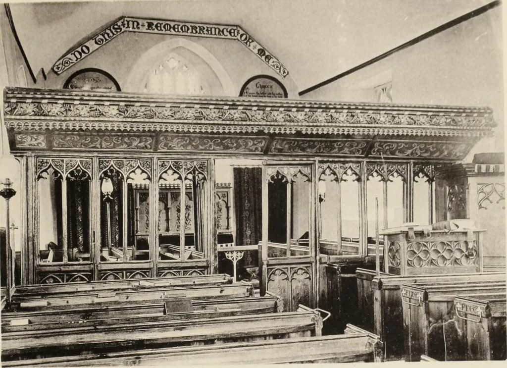 An illustration from Roodscreens and roodlofts, 1909, leaf 72