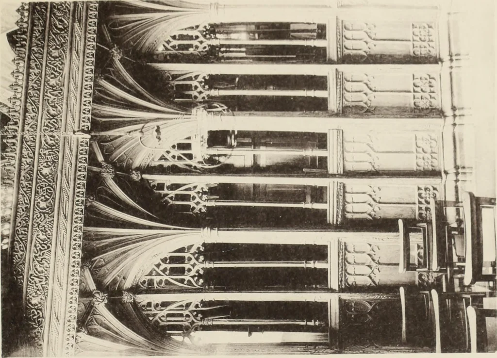 An illustration from Roodscreens and roodlofts, 1909, leaf 78
