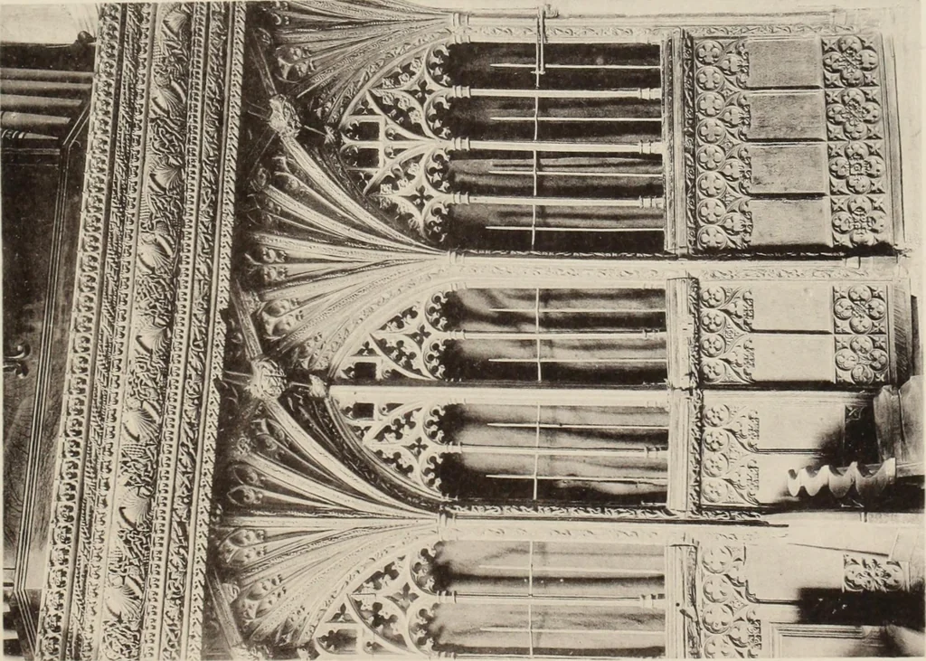 An illustration from Roodscreens and roodlofts, 1909, leaf 90