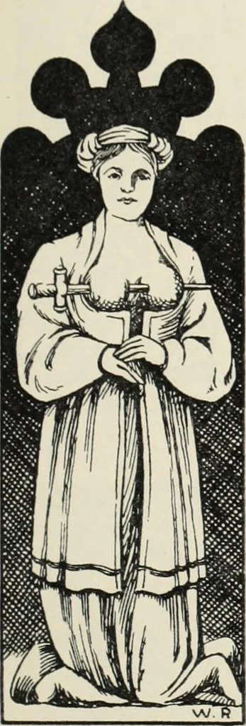 An illustration from Roodscreens and roodlofts, 1909, leaf 92