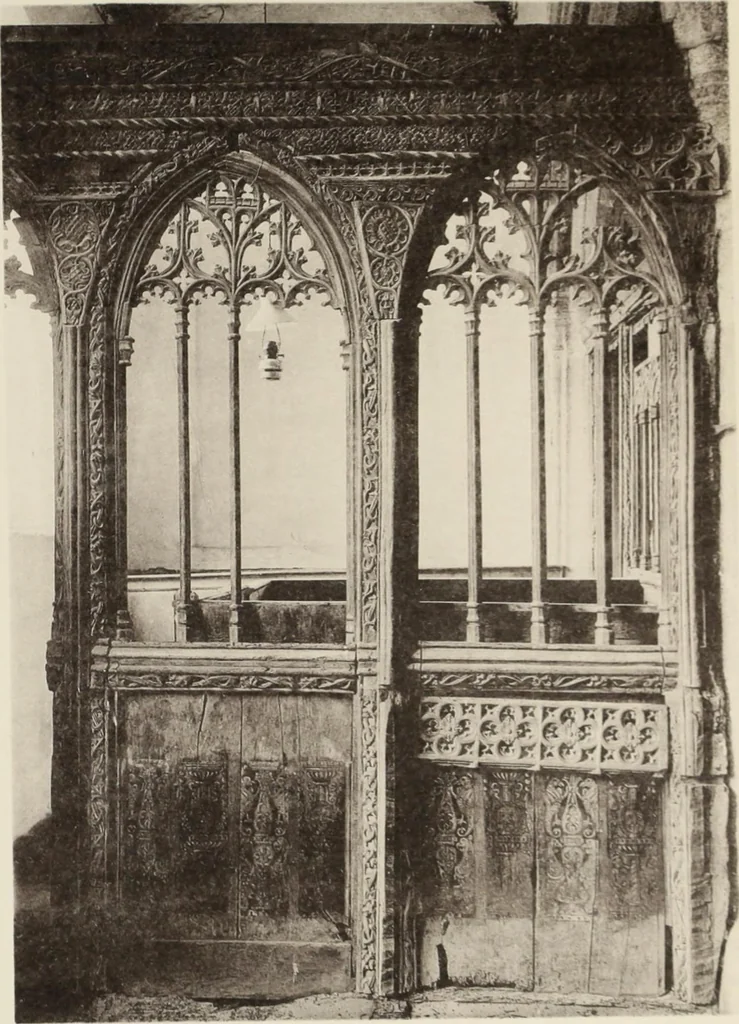 An illustration from Roodscreens and roodlofts, 1909, leaf 96