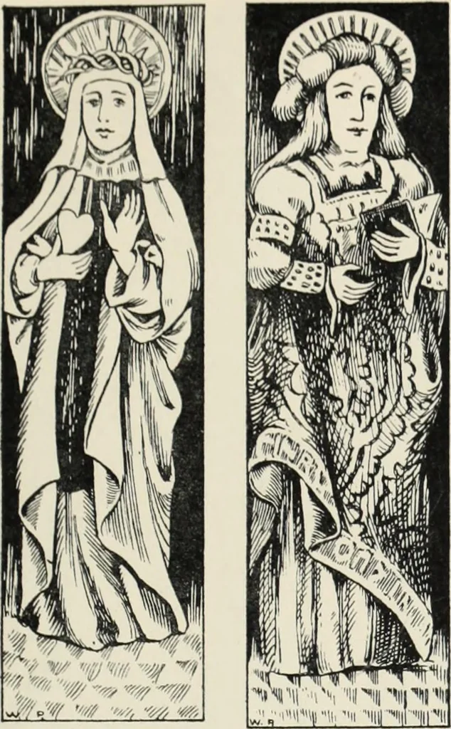 An illustration from Roodscreens and roodlofts, 1909, leaf 98