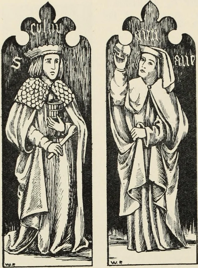 An illustration from Roodscreens and roodlofts, 1909, leaf 99