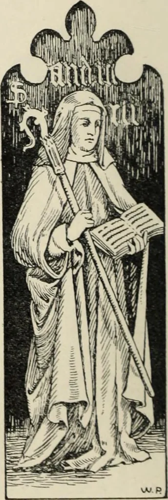An illustration from Roodscreens and roodlofts, 1909, leaf 99