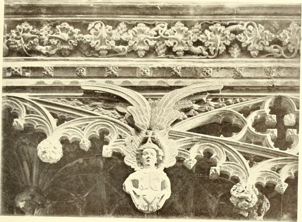 An illustration from Roodscreens and roodlofts, 1909, leaf 100