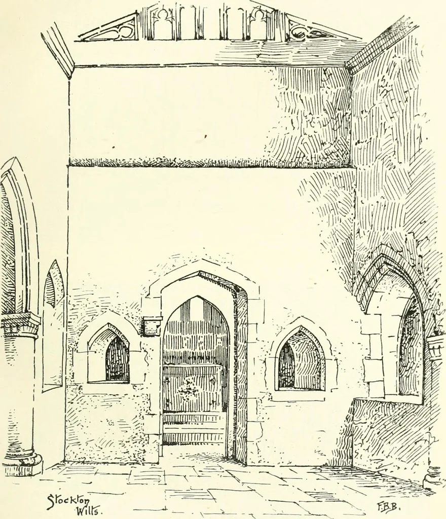 An illustration from Roodscreens and roodlofts, 1909, leaf 104