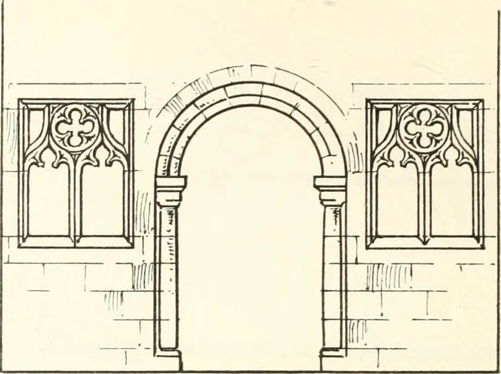 An illustration from Roodscreens and roodlofts, 1909, leaf 105