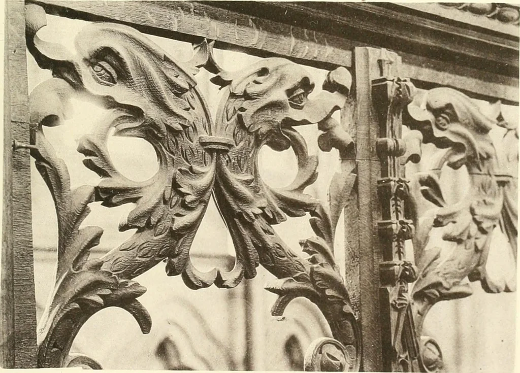 An illustration from Roodscreens and roodlofts, 1909, leaf 106