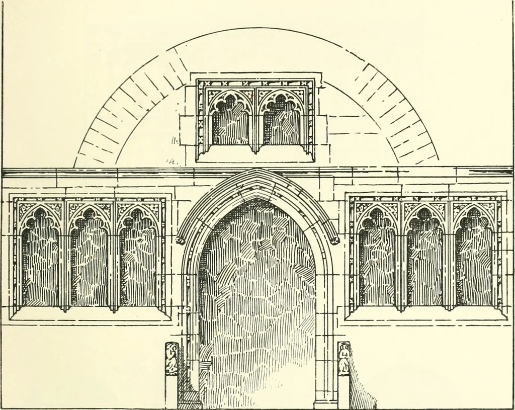 An illustration from Roodscreens and roodlofts, 1909, leaf 108