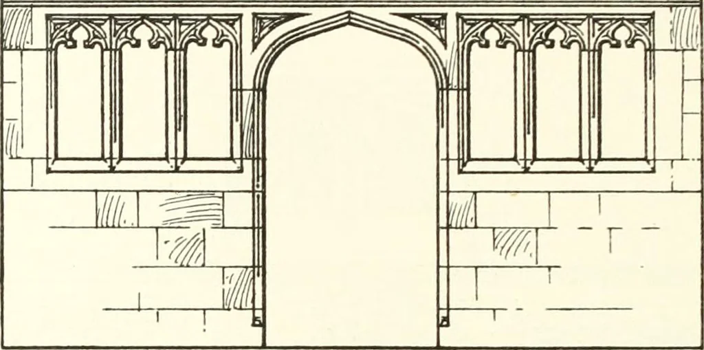 An illustration from Roodscreens and roodlofts, 1909, leaf 109