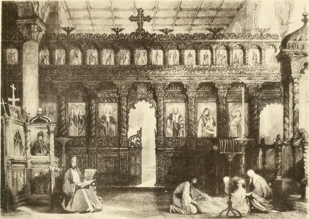 An illustration from Roodscreens and roodlofts, 1909, leaf 112