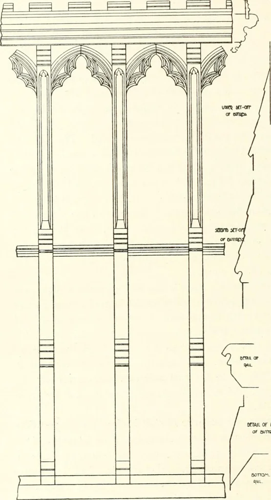 An illustration from Roodscreens and roodlofts, 1909, leaf 117