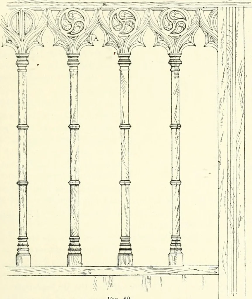 An illustration from Roodscreens and roodlofts, 1909, leaf 120