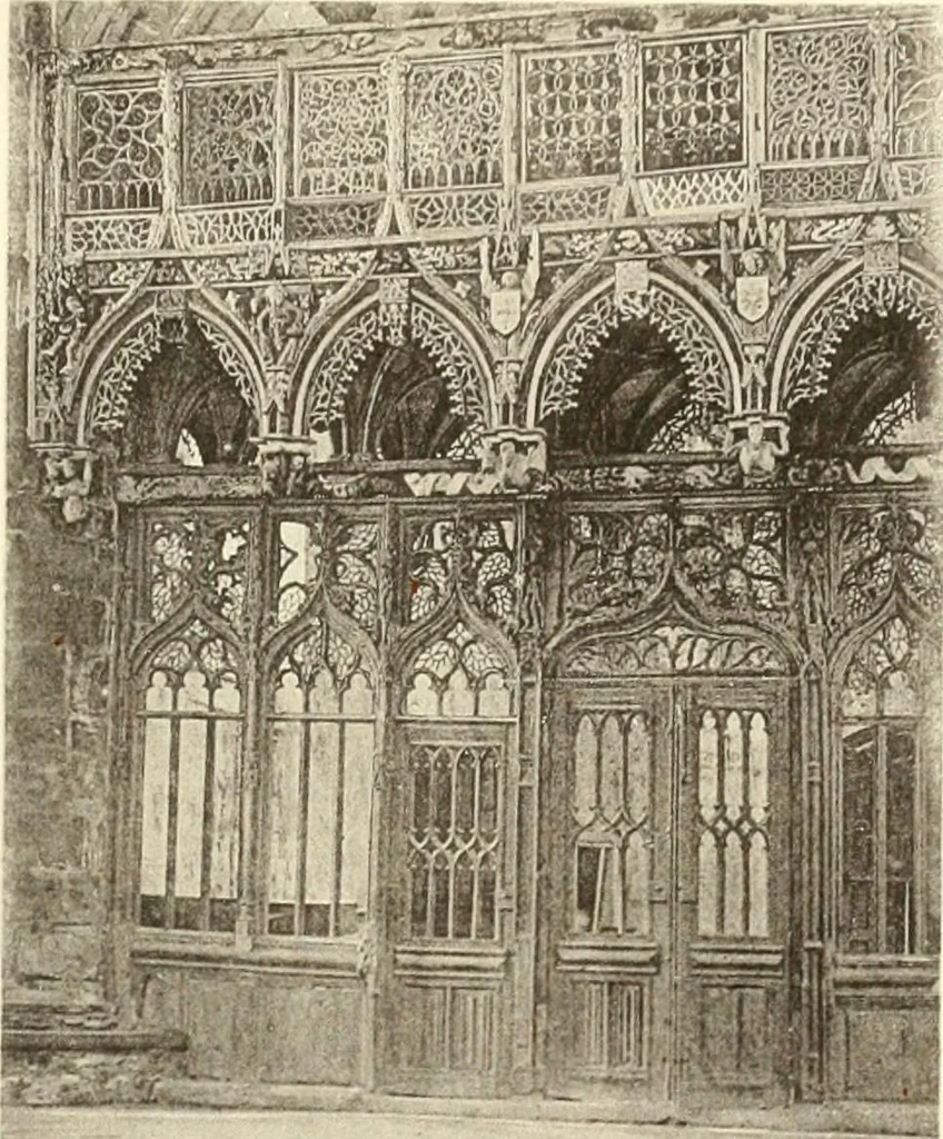 An illustration from Roodscreens and roodlofts, 1909, leaf 124