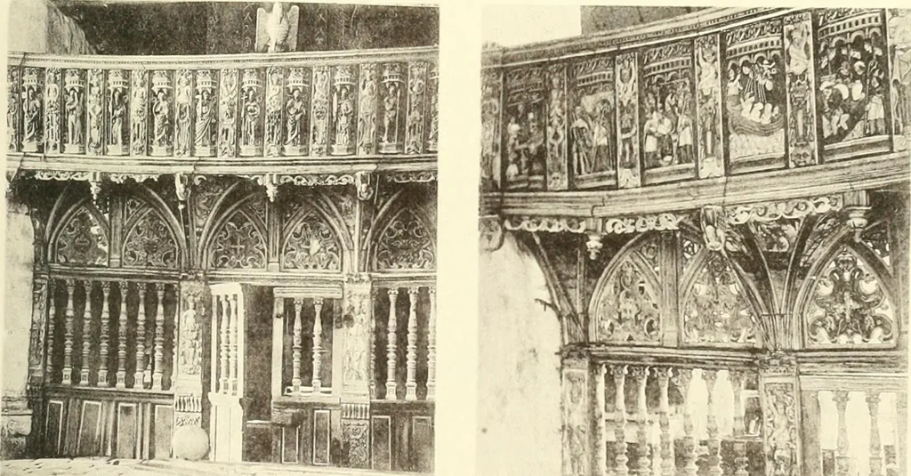 An illustration from Roodscreens and roodlofts, 1909, leaf 124