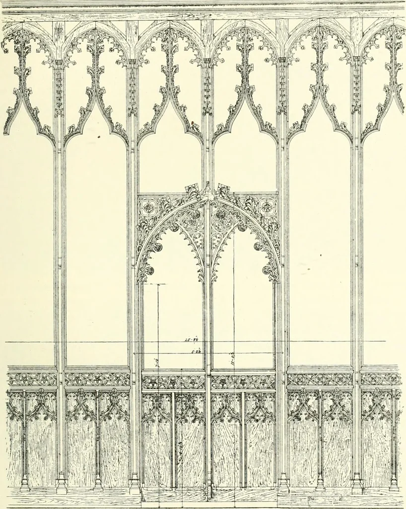 An illustration from Roodscreens and roodlofts, 1909, leaf 126