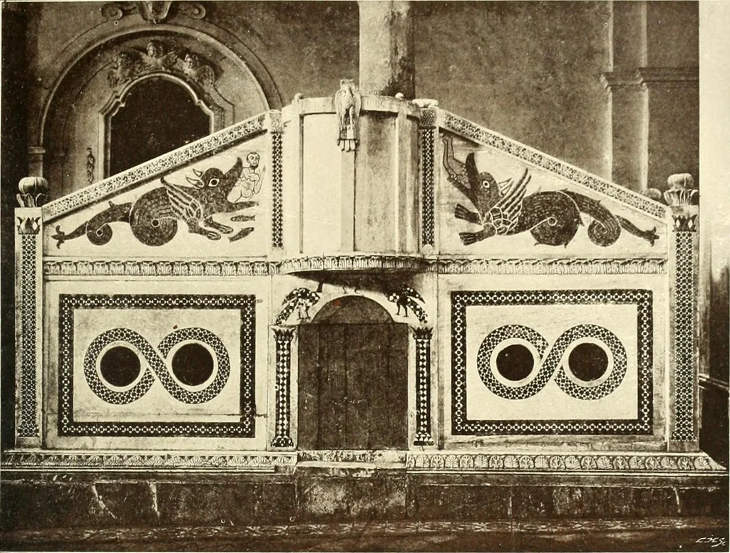 An illustration from Roodscreens and roodlofts, 1909, leaf 128