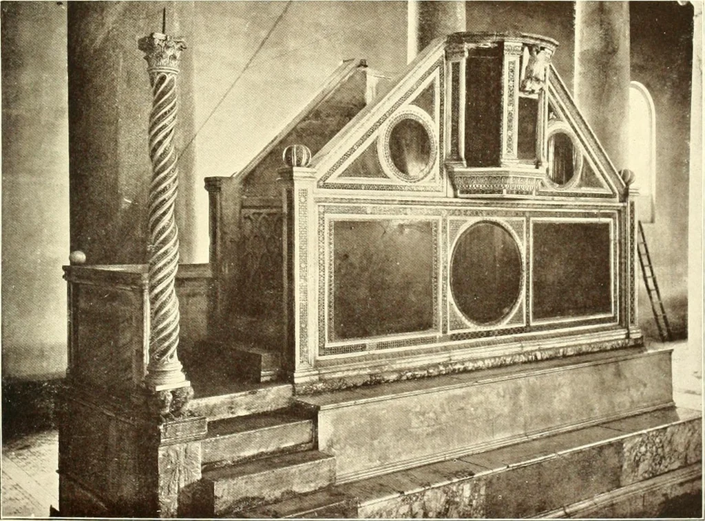 An illustration from Roodscreens and roodlofts, 1909, leaf 128