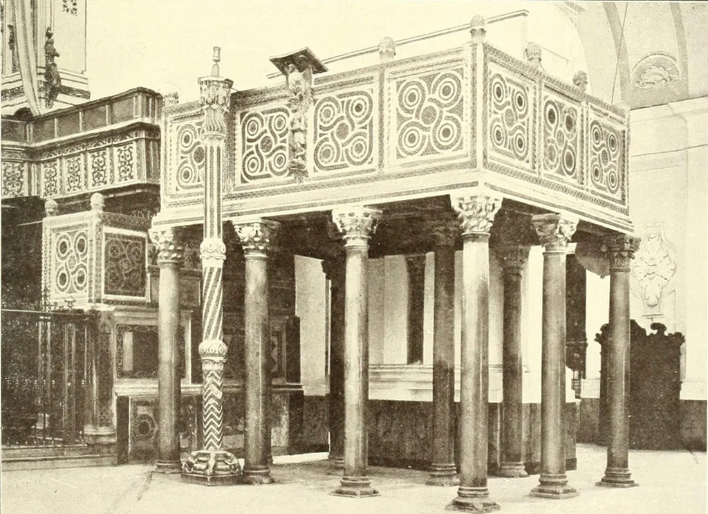 An illustration from Roodscreens and roodlofts, 1909, leaf 138