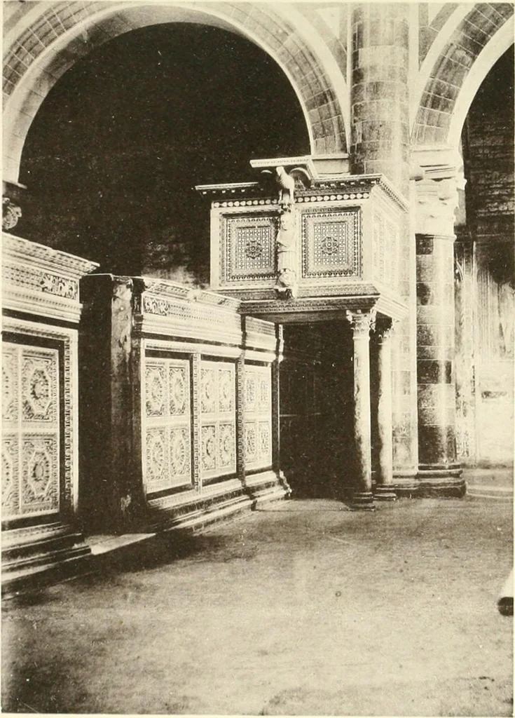 An illustration from Roodscreens and roodlofts, 1909, leaf 144