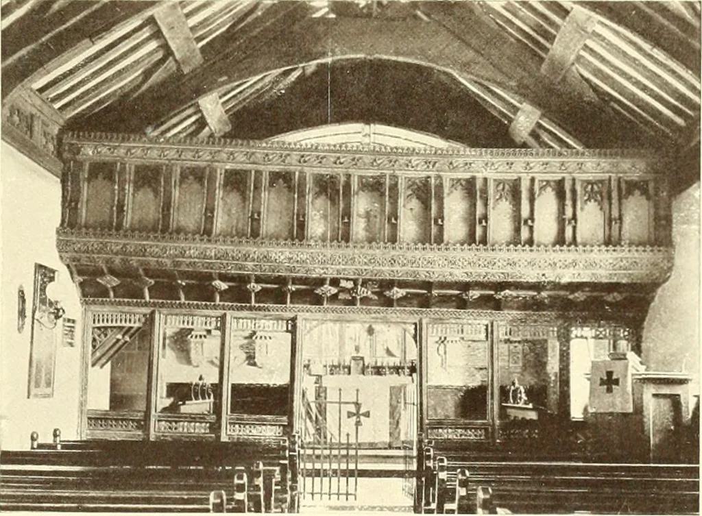 An illustration from Roodscreens and roodlofts, 1909, leaf 154