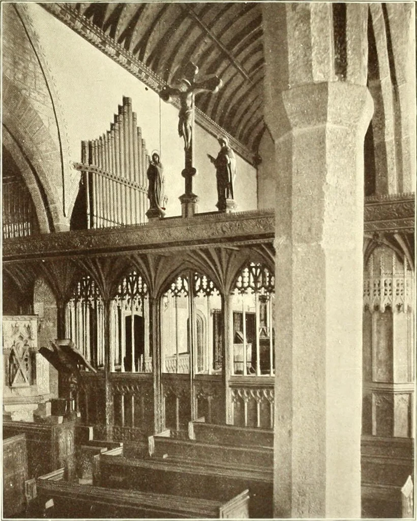 An illustration from Roodscreens and roodlofts, 1909, leaf 160