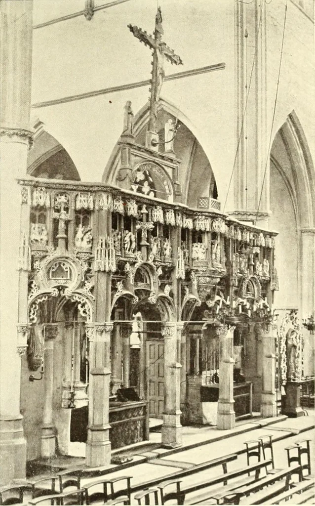 An illustration from Roodscreens and roodlofts, 1909, leaf 168