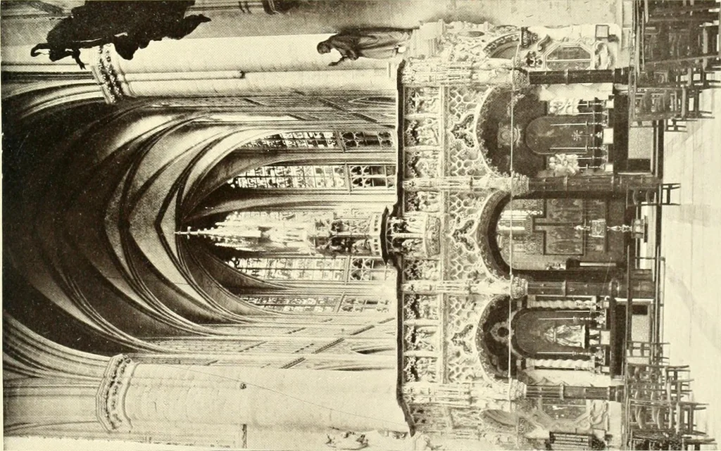 An illustration from Roodscreens and roodlofts, 1909, leaf 168