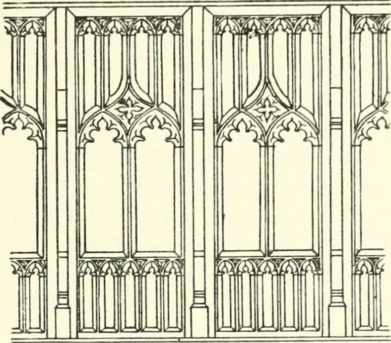An illustration from Roodscreens and roodlofts, 1909, leaf 170