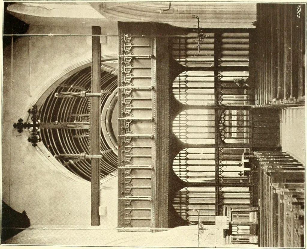 An illustration from Roodscreens and roodlofts, 1909, leaf 184
