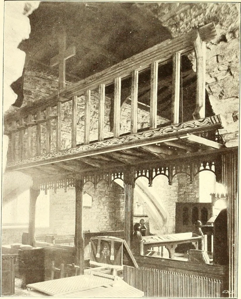 An illustration from Roodscreens and roodlofts, 1909, leaf 184