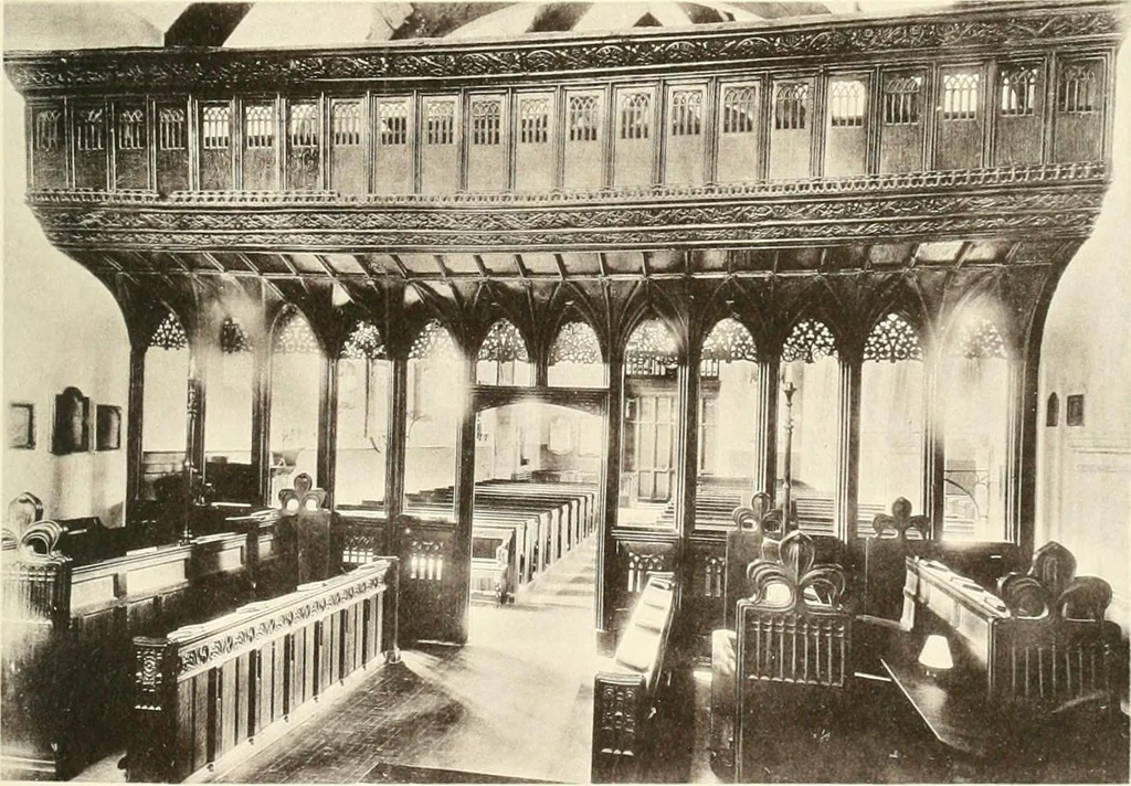 An illustration from Roodscreens and roodlofts, 1909, leaf 188