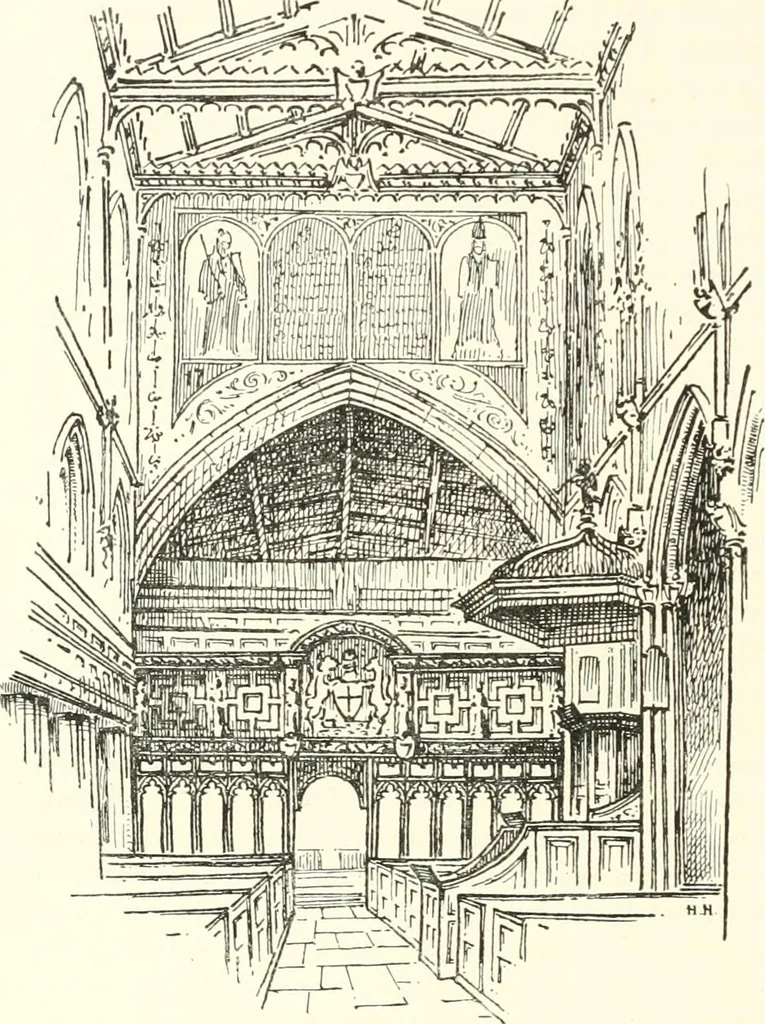 An illustration from Roodscreens and roodlofts, 1909, leaf 197