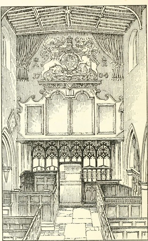 An illustration from Roodscreens and roodlofts, 1909, leaf 199