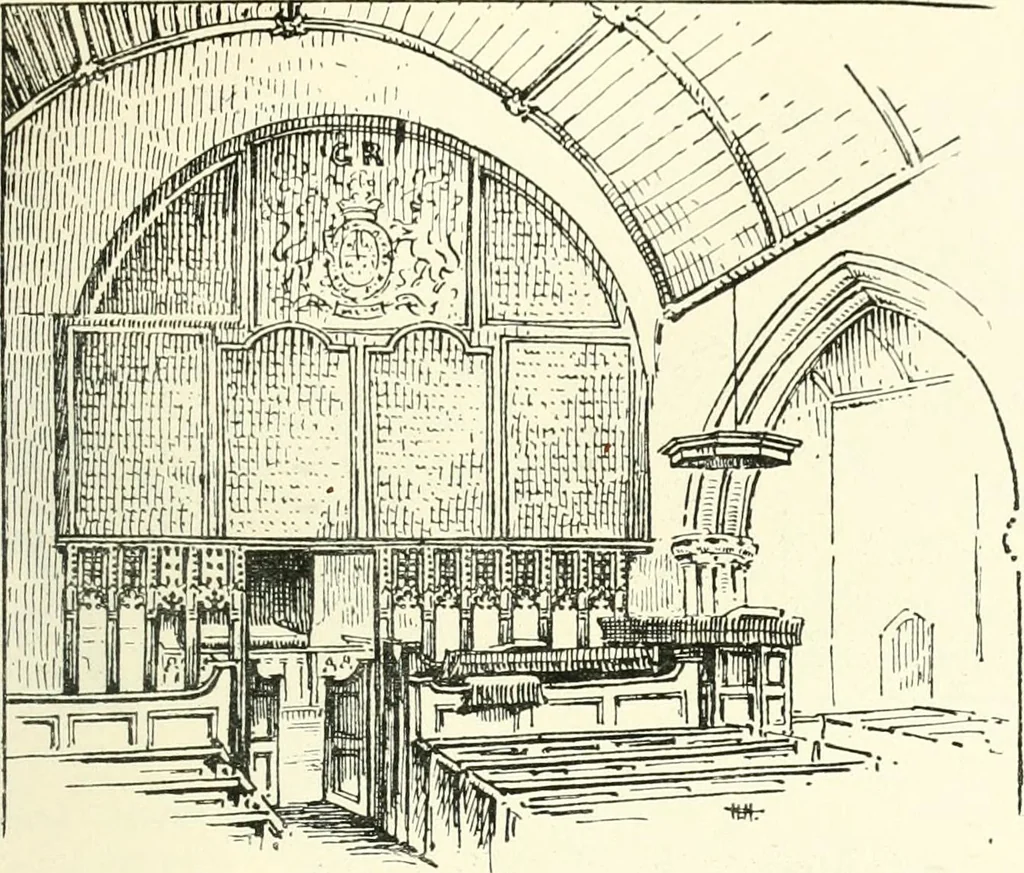 An illustration from Roodscreens and roodlofts, 1909, leaf 202