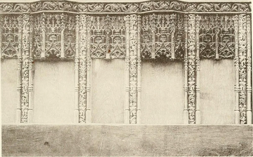 An illustration from Roodscreens and roodlofts, 1909, leaf 204