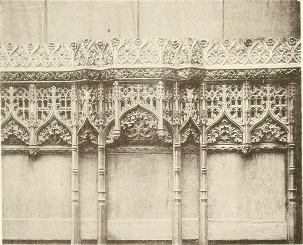 An illustration from Roodscreens and roodlofts, 1909, leaf 204