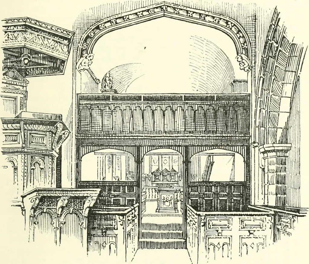 An illustration from Roodscreens and roodlofts, 1909, leaf 206
