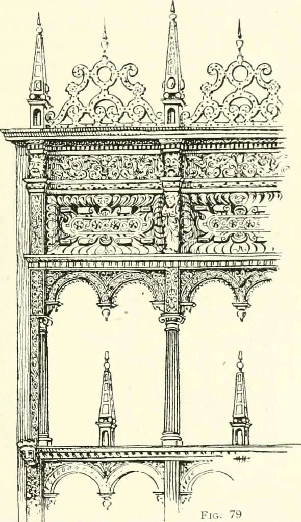 An illustration from Roodscreens and roodlofts, 1909, leaf 210