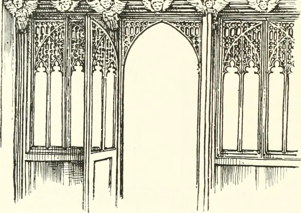 An illustration from Roodscreens and roodlofts, 1909, leaf 211
