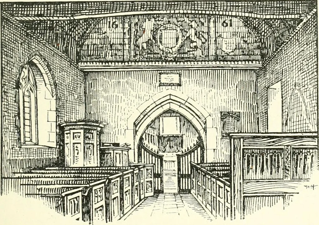 An illustration from Roodscreens and roodlofts, 1909, leaf 216