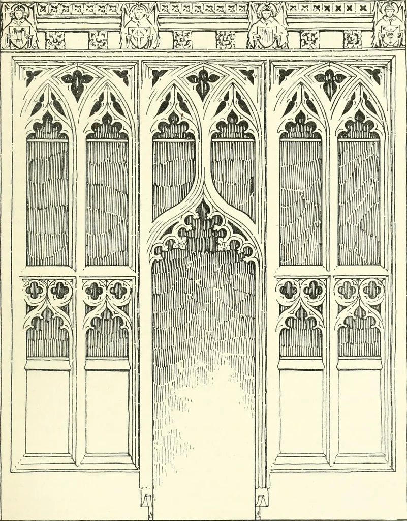 An illustration from Roodscreens and roodlofts, 1909, leaf 232
