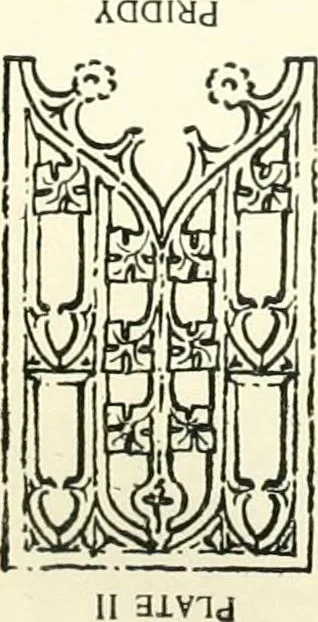 An illustration from Roodscreens and roodlofts, 1909, leaf 236