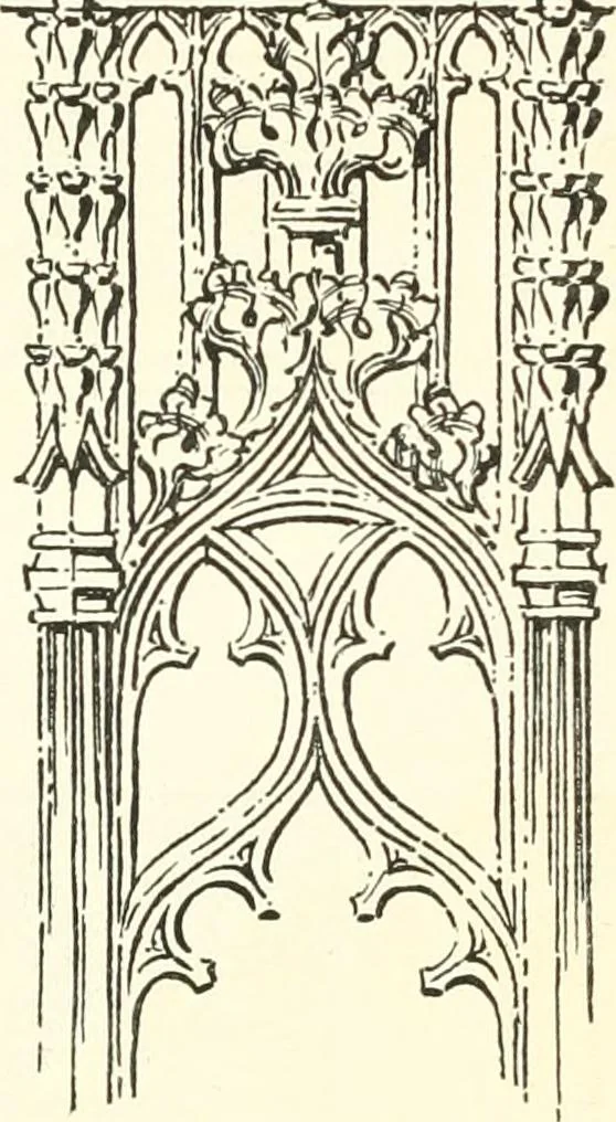 An illustration from Roodscreens and roodlofts, 1909, leaf 237