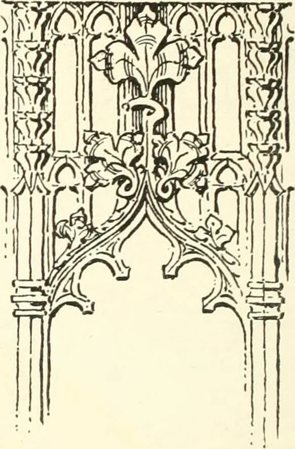 An illustration from Roodscreens and roodlofts, 1909, leaf 237