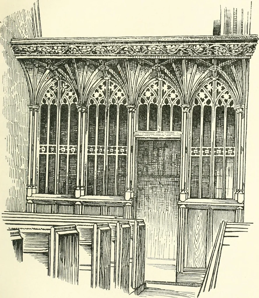 An illustration from Roodscreens and roodlofts, 1909, leaf 244