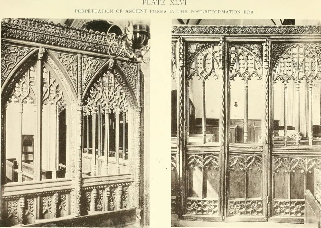 An illustration from Roodscreens and roodlofts, 1909, leaf 250