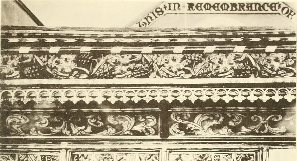An illustration from Roodscreens and roodlofts, 1909, leaf 254